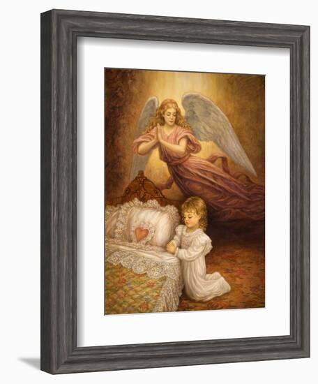 Good Night Prayer-Edgar Jerins-Framed Giclee Print