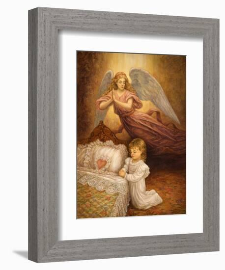 Good Night Prayer-Edgar Jerins-Framed Giclee Print