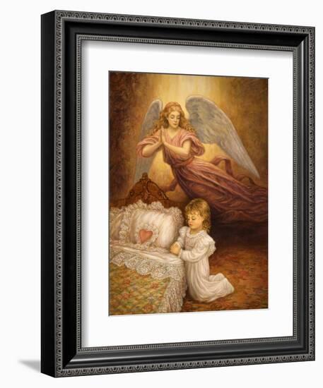 Good Night Prayer-Edgar Jerins-Framed Giclee Print