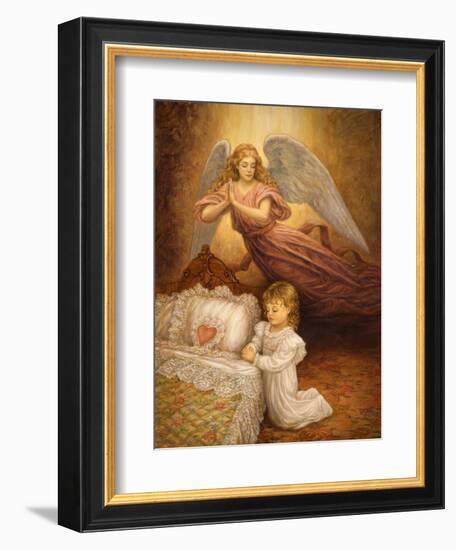 Good Night Prayer-Edgar Jerins-Framed Giclee Print