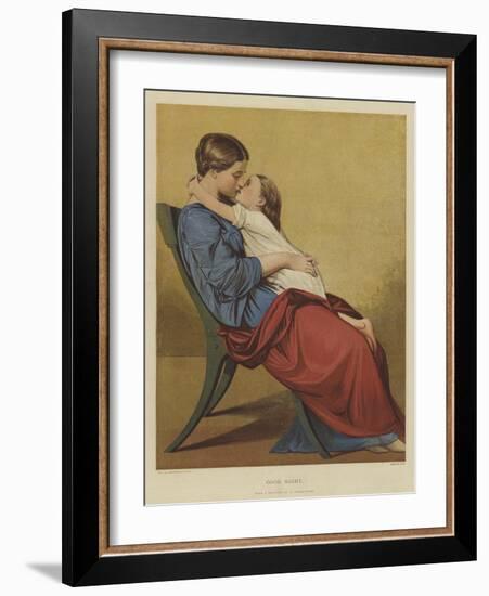 Good Night-Auguste Toulmouche-Framed Giclee Print