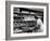 Good of Worker in Bakery Standing in Front of Shelves of Various Kinds of Breads and Rolls-Alfred Eisenstaedt-Framed Photographic Print