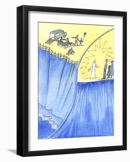 Good Parents Offer Warnings about the Dangers their Children Must Avoid If They Wish to Remain Safe-Elizabeth Wang-Framed Giclee Print