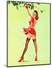 Good Pickin's Pin-Up c1940s-Art Frahm-Mounted Art Print