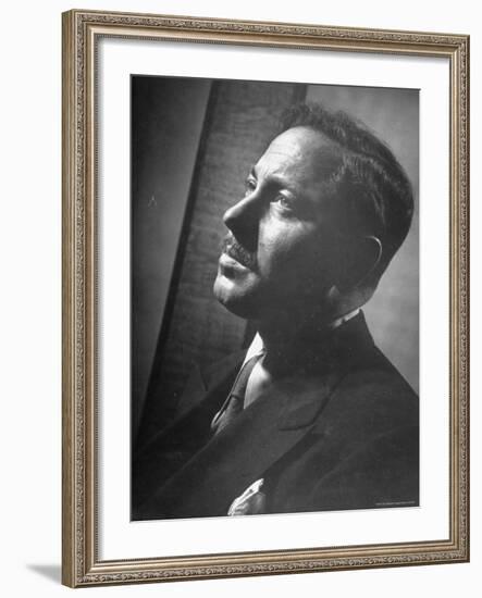 Good Portrait of Author and Playwright Tennessee Williams-W^ Eugene Smith-Framed Premium Photographic Print