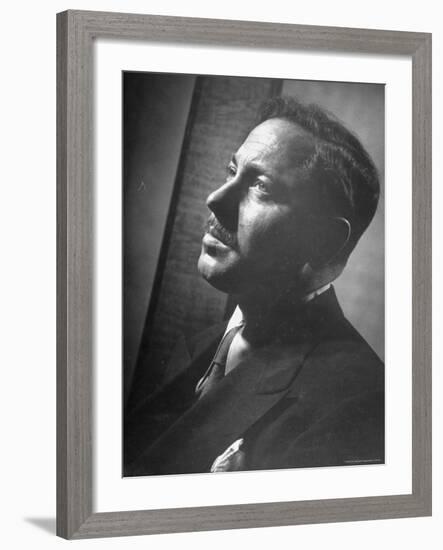 Good Portrait of Author and Playwright Tennessee Williams-W^ Eugene Smith-Framed Premium Photographic Print