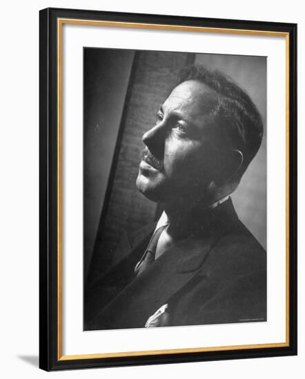 Good Portrait of Author and Playwright Tennessee Williams-W^ Eugene Smith-Framed Premium Photographic Print