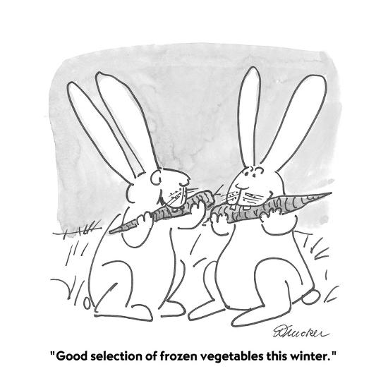 Good Selection Of Frozen Vegetables This Winter Cartoon