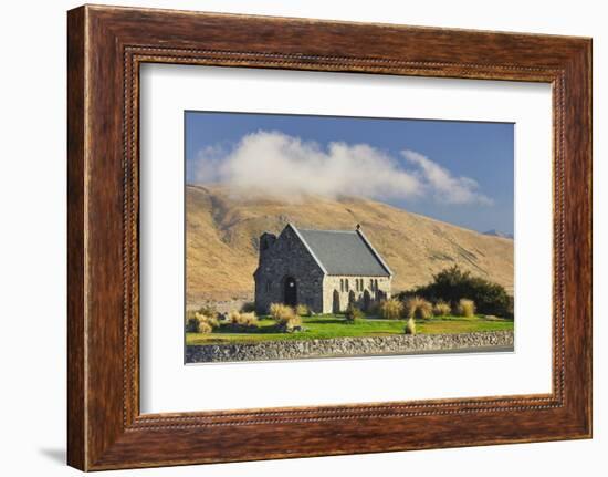 Good Shephard Church, Chapel, Lake Tekapo, Canterbury, South Island, New Zealand-Rainer Mirau-Framed Photographic Print