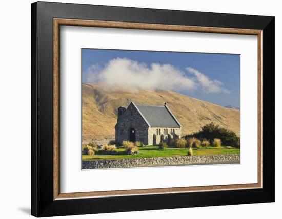 Good Shephard Church, Chapel, Lake Tekapo, Canterbury, South Island, New Zealand-Rainer Mirau-Framed Photographic Print