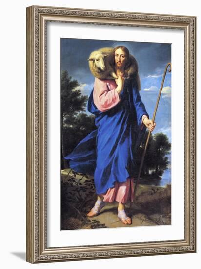 Good Shepherd-Philippe De Champaigne-Framed Premium Giclee Print