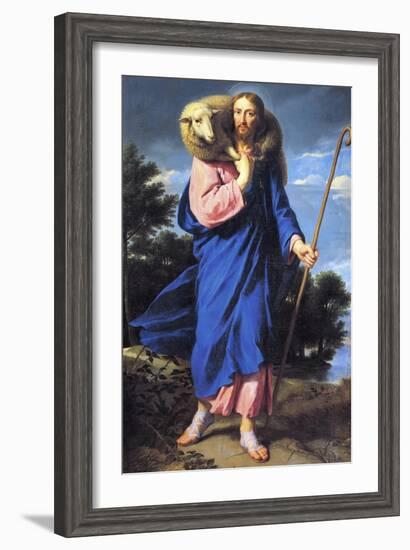 Good Shepherd-Philippe De Champaigne-Framed Premium Giclee Print