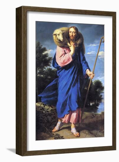 Good Shepherd-Philippe De Champaigne-Framed Premium Giclee Print