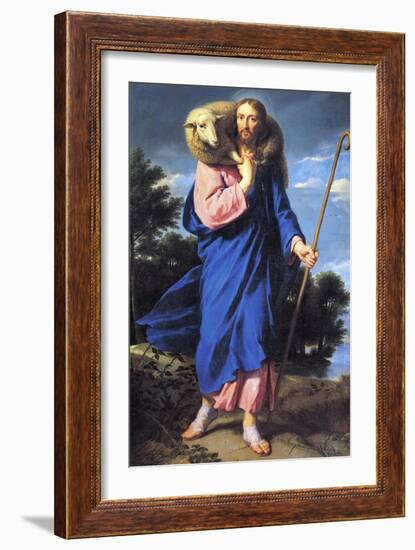 Good Shepherd-Philippe De Champaigne-Framed Premium Giclee Print