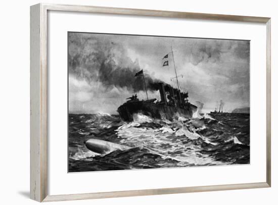 Good Steermanship the Navy's Best Defence Against Under-Water Craft-null-Framed Giclee Print