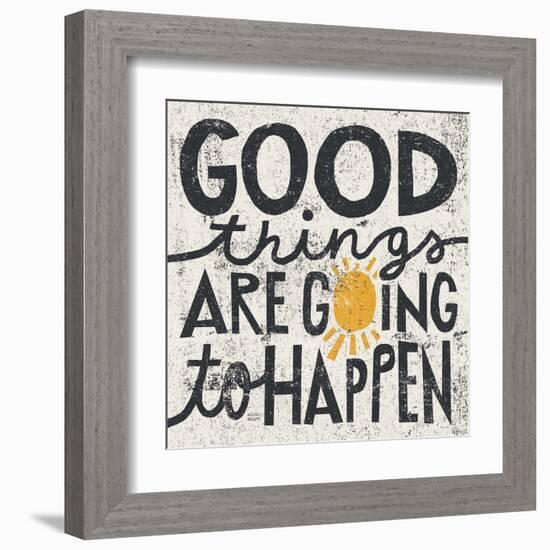 Good Things are Going to Happen-Michael Mullan-Framed Art Print