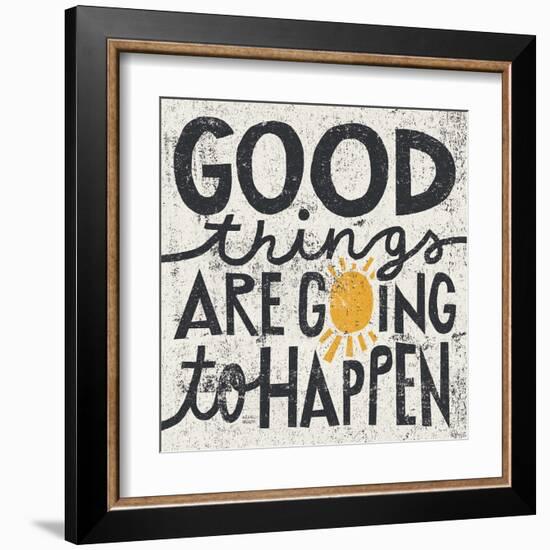 Good Things are Going to Happen-Michael Mullan-Framed Art Print