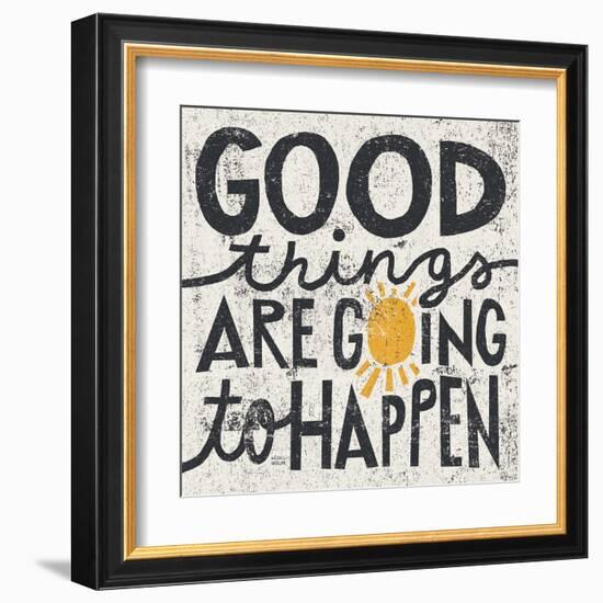 Good Things are Going to Happen-Michael Mullan-Framed Art Print