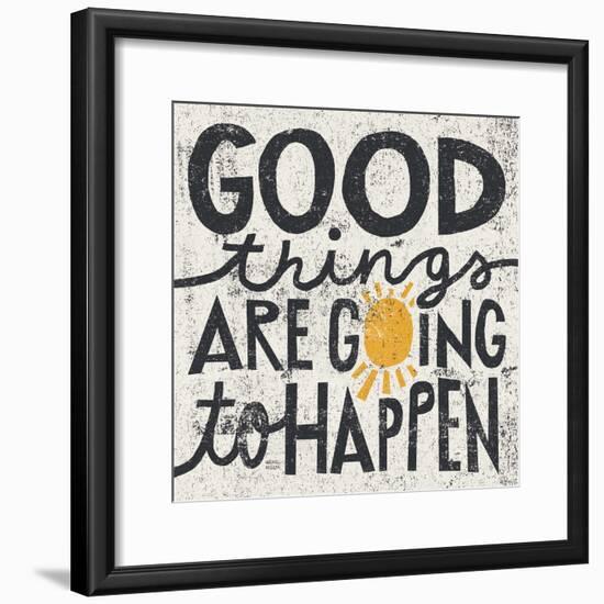 Good Things are Going to Happen-Michael Mullan-Framed Premium Giclee Print