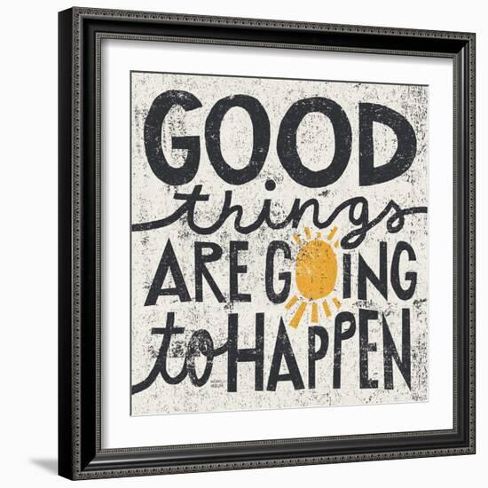 Good Things are Going to Happen-Michael Mullan-Framed Premium Giclee Print