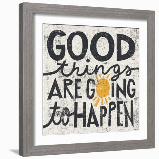 Good Things are Going to Happen-Michael Mullan-Framed Art Print