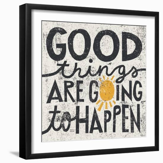 Good Things are Going to Happen-Michael Mullan-Framed Art Print