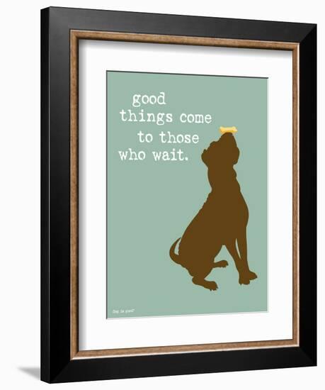 Good Things-Dog is Good-Framed Premium Giclee Print