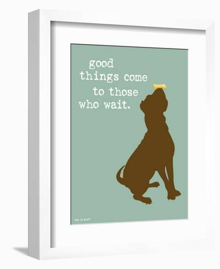 Good Things-Dog is Good-Framed Premium Giclee Print