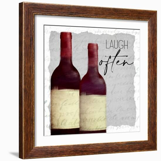 Good Times Wine 2-Kimberly Allen-Framed Art Print