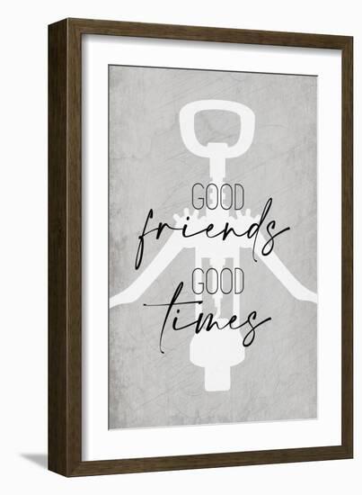 Good Times Wine 6-Kimberly Allen-Framed Art Print