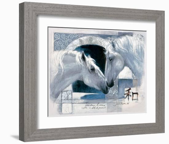 Good to See you again-Horses-Joadoor-Framed Art Print