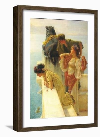 Good Vantage Point-Sir Lawrence Alma-Tadema-Framed Art Print