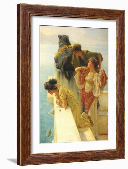 Good Vantage Point-Sir Lawrence Alma-Tadema-Framed Art Print