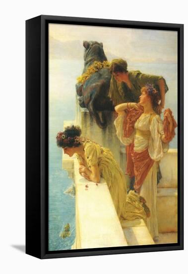 Good Vantage Point-Sir Lawrence Alma-Tadema-Framed Stretched Canvas