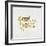 Good Vibes - Gold Ink-Cat Coquillette-Framed Premium Giclee Print