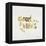 Good Vibes - Gold Ink-Cat Coquillette-Framed Premier Image Canvas