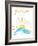 Good Vibes Only Rainbow-Jennifer McCully-Framed Art Print