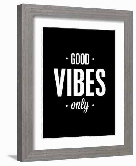 Good Vibes Only-Brett Wilson-Framed Art Print