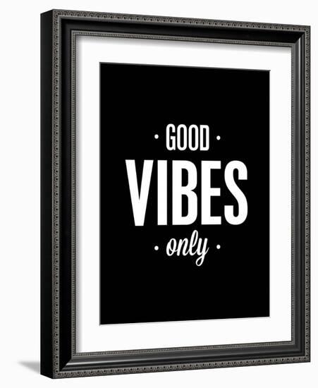 Good Vibes Only-Brett Wilson-Framed Art Print