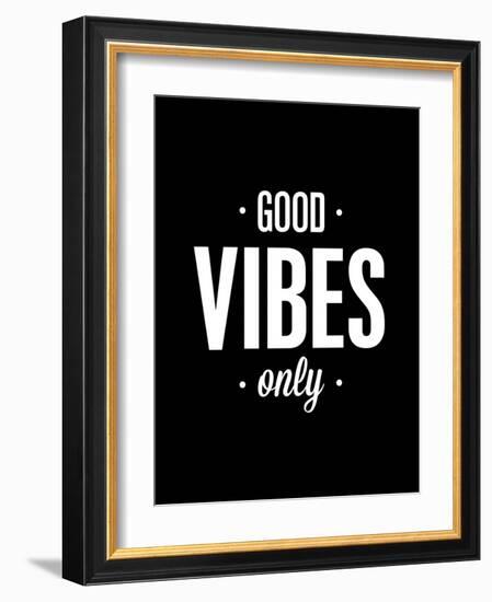 Good Vibes Only-Brett Wilson-Framed Art Print