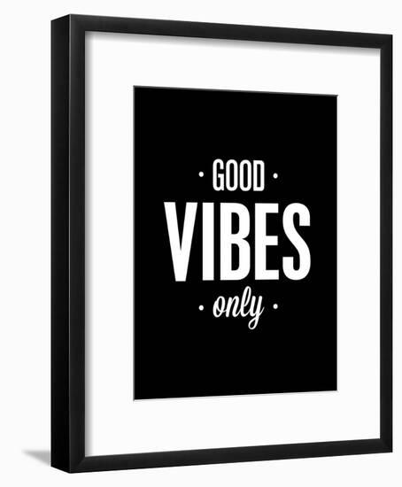 Good Vibes Only-Brett Wilson-Framed Art Print