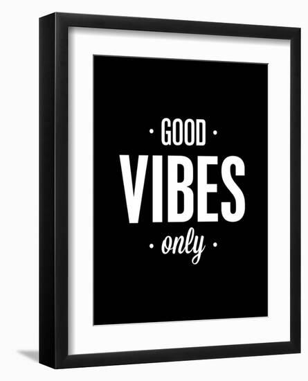 Good Vibes Only-Brett Wilson-Framed Art Print