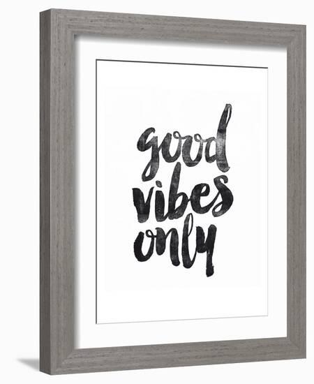 Good Vibes Only-Brett Wilson-Framed Art Print