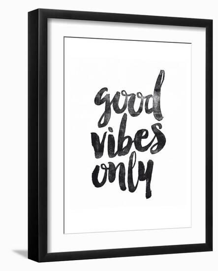 Good Vibes Only-Brett Wilson-Framed Art Print