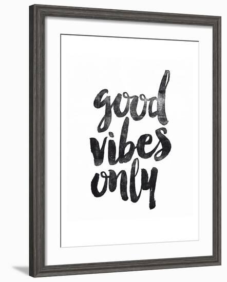 Good Vibes Only-Brett Wilson-Framed Art Print