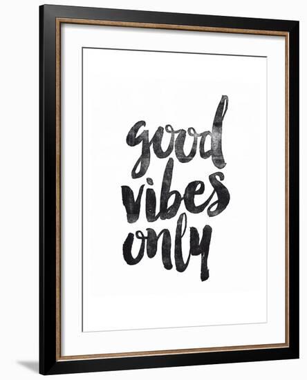 Good Vibes Only-Brett Wilson-Framed Art Print