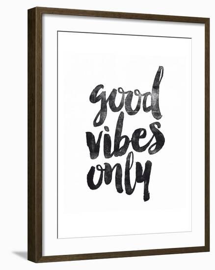 Good Vibes Only-Brett Wilson-Framed Art Print