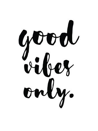 Good Vibes Only Art Print Pop Monica Art Com