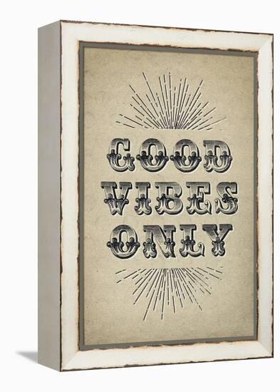 Good Vibes Only-null-Framed Stretched Canvas