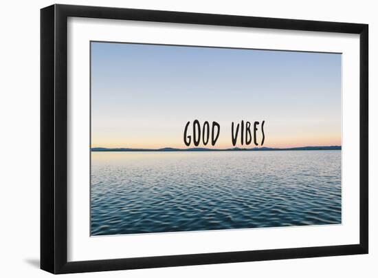 Good Vibes-null-Framed Art Print